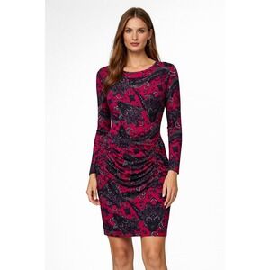 Lauren Ralph Lauren Black Label Women's Sheath ‎ Ruched Dress Sz 6 timeless chic